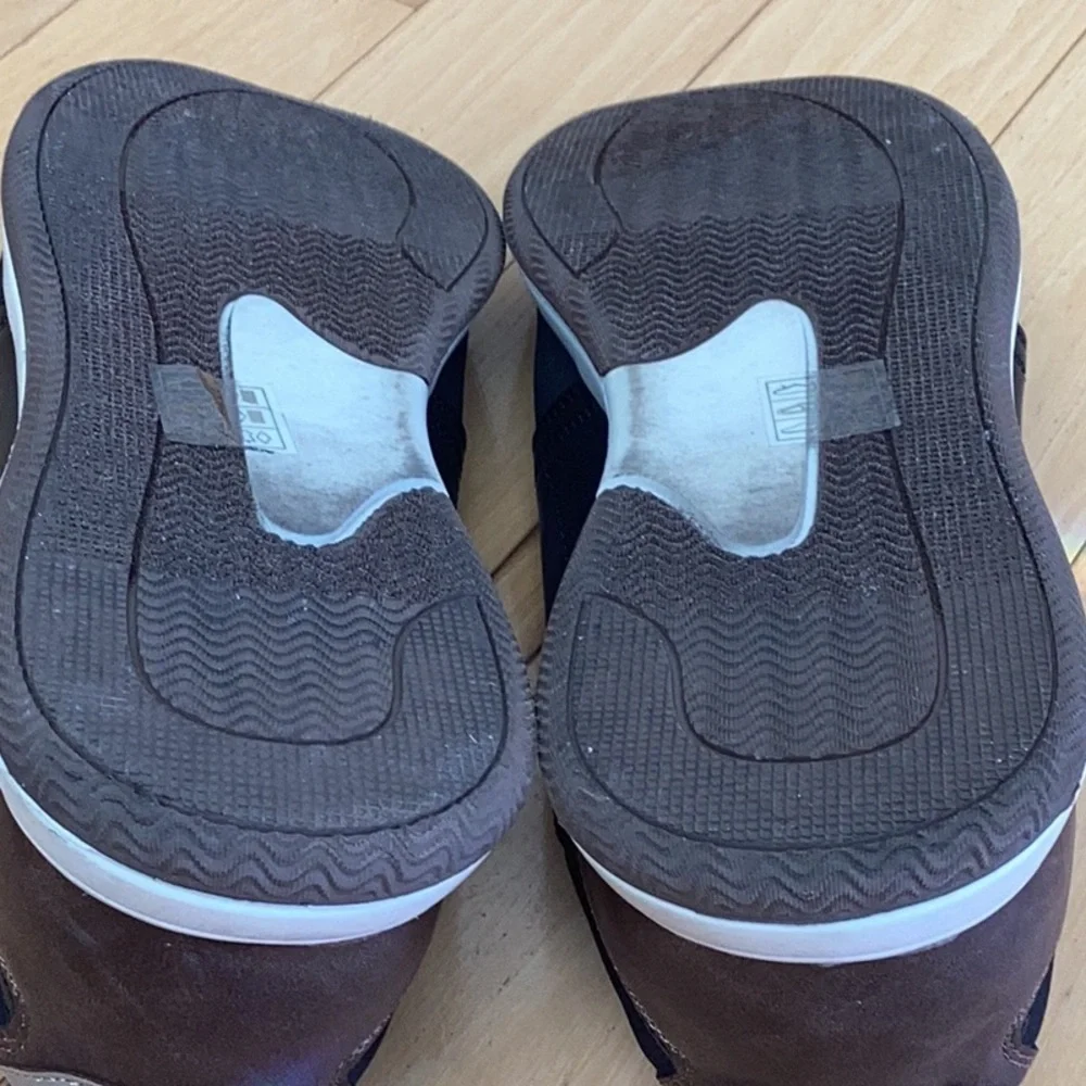 Hawker Rye Thorelle Textured Sneaker Black Brown Stitch Fix. Men’s size 13